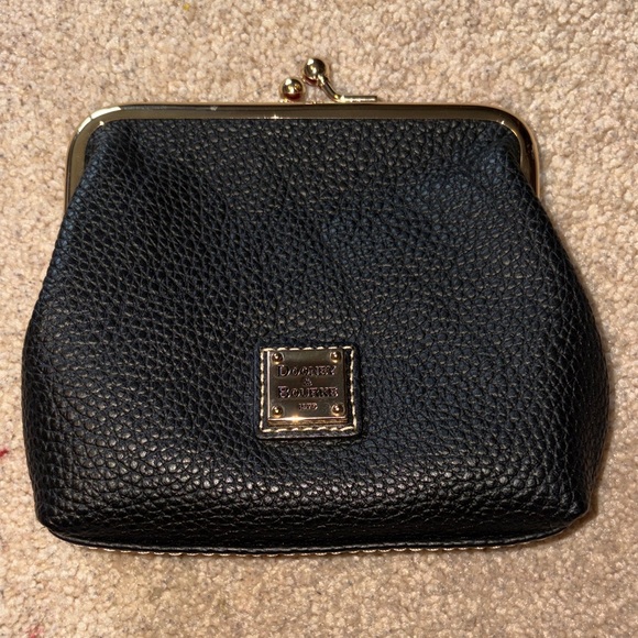 Dooney & Bourke Black Leather Coin Purse - Picture 14 of 14